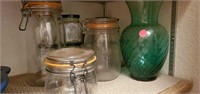 Jars and vase