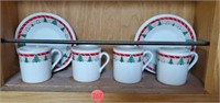 Cocoa set 
4 cups and saucers  (kitchen)