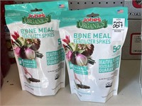 (2) Jobes Organic Bone Meal Fertilizer Spikes New