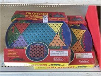 (2) Classic Tin Checkers New