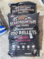 (2) Bear Mountain BBQ Pellets Cherry Flavored New