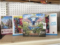 (4) 1000 Pc Puzzles New