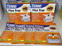 (2) Terro Flea Traps With (4) Extra Glue Boards