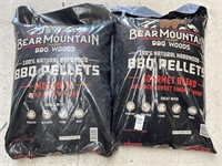 (2) Bear Mountain BBQ Pellets Gourmet Blend & Mesq
