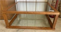 MID CENTURY SQUARE COFFEE TABLE WITH