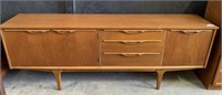 MID CENTURY SIDEBOARD WITH DROP FRONT, 3