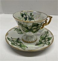 Antique Lily of the Valley Tea Cup / Saucer