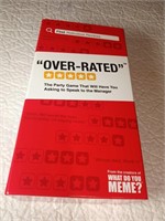 Over-rated Card Game - New