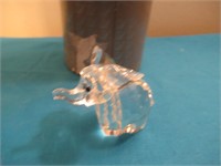 Swarovski  Crystal Elephant With Holder