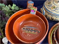 Mexico Clay Pottery Bowl