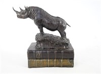 Michael Coleman Bronze Rhino Roosevelt