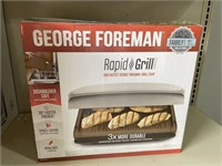NEW GEORGE FOREMAN RAPID FAMILY SIZE GRILL