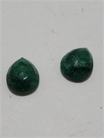 7.70 Ct Pear Shape Green Emerald Gemstones (2)