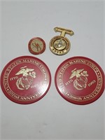 USMC Coin Pin and Chips (4)