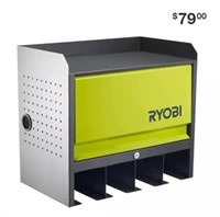 RYOBI Steel 2-Shelf Wall Mounted Garage Cabinet i