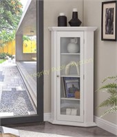 Corner Curio Cabinet White $269 Retail