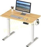 Electric Height Adjustable 40" Desk Oak $214 R