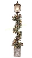 Puleo 7' Pre-Lit Christmas Lamp Post $165 Retail