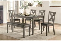 Dining Chairs & Bench Grey *