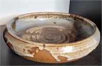 Jorgen Finn Peterson Bornholm Spiral Pottery Bowl