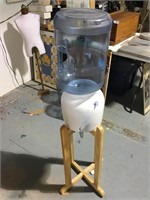 Water Dispenser W/ Stand & (3) 5 Gallon Jugs