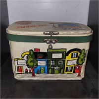Hand Painted Basket "Purse" by Maggie O'Shaughmesy