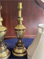 Vintage Brass Lamps With Shades