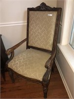 Excellent Quality Walnut Arm Chair