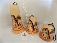 3 Native American bells