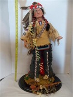Native American chief  20 1/2 inches