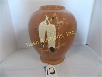 pottery w/ Native American design