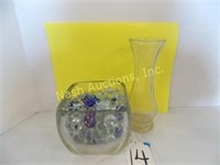 vase & glass container