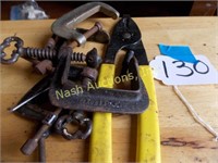 Miscellaneous clamps & wire stripper