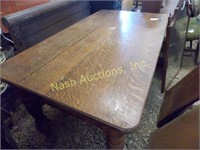 tiger oak table w/ drawer  54" x 30"