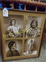 Native American picture 21" x 25"