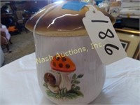mushroom cookie jar
