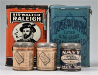 Lot #4188 - (2) tobacco tins: Sir Walter Raleigh