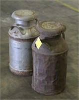 (2) Vintage Milk Cans