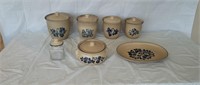 Pfaltzgraff Canister Set and Serving Dishes