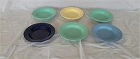 6 Fiesta Multi Colored Bowls
