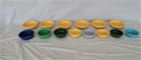 14 Fiesta Multi Colored Bowls