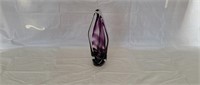 12" Wagan Signed Art Glass Sculpture