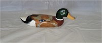 Hand Carved Hand Painted Wood Duck Decoy
