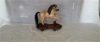 Vintage Folk Art Wood Carved Horse