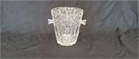 Vintage Mid Century Modern Crystal Ice Bucket