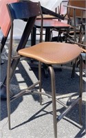 (4) MTS counter stools with backs, good cond.