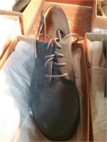 New pair of school issue semester navy shoes s