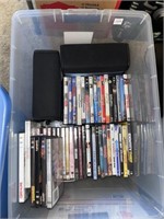 TOTE: DVD'S & CASES WITH DVD'S