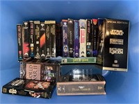 TOTE: VHS TAPES (STAR WARS, STAR TREK, ETC.)