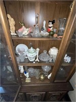 CONTENTS OF CHINA/DISPLAY CUPBOARD